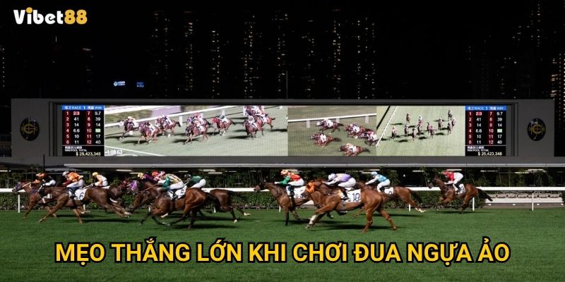 Đua ngựa ảo Vibet88 – Trải nghiệm kịch tính không kém ngoài đời thật? 3 Mẹo thắng lớn khi chơi đua ngựa ảo